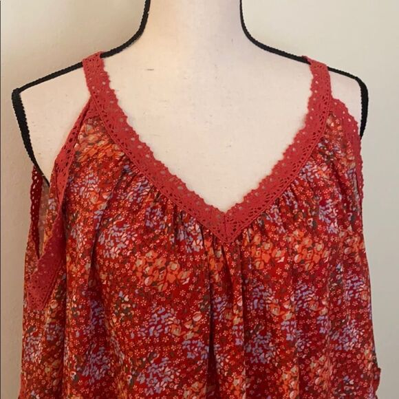 NWT Rebecca Minkoff Red Deneuve Top Blouse Size S - Picture 6 of 13